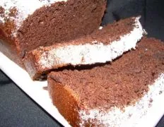 Luscious Low Fat Chocolate Pound Cake