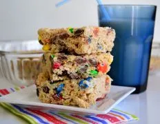 M&M Rice Krispies Treats