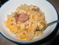Macaroni And Cheese Dog Casserole