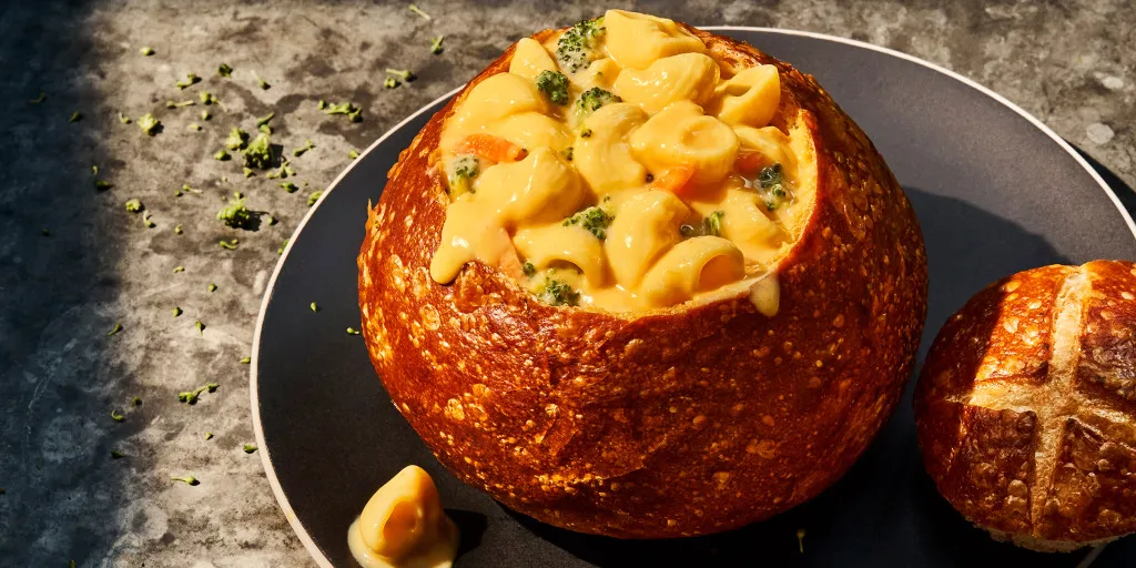 Macaroni And Cheese Soup With Broccoli