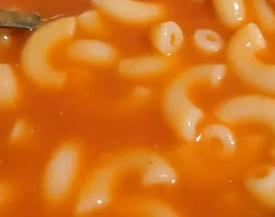 Macaroni And Tomato Soup