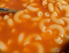 Macaroni And Tomato Soup