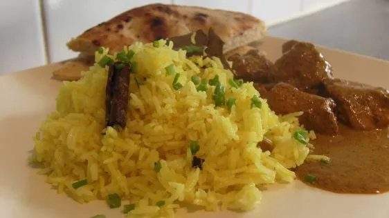 Madhur Jaffrey’s Aromatic Turmeric Rice Recipe