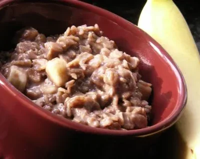 Magical Creamy Chocolate Banana Oatmeal