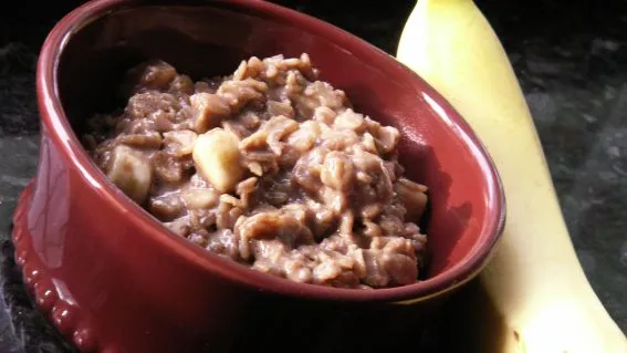 Magical Creamy Chocolate Banana Oatmeal