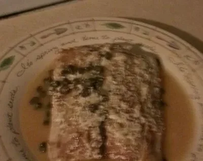 Mahi Mahi In Caper Garlic Cream Sauce