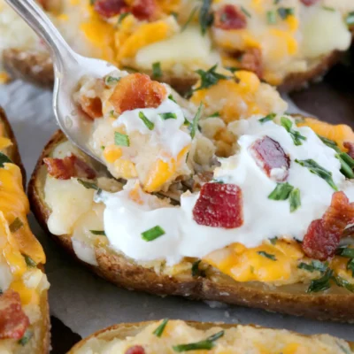 Make Ahead Twice Baked Potatoes