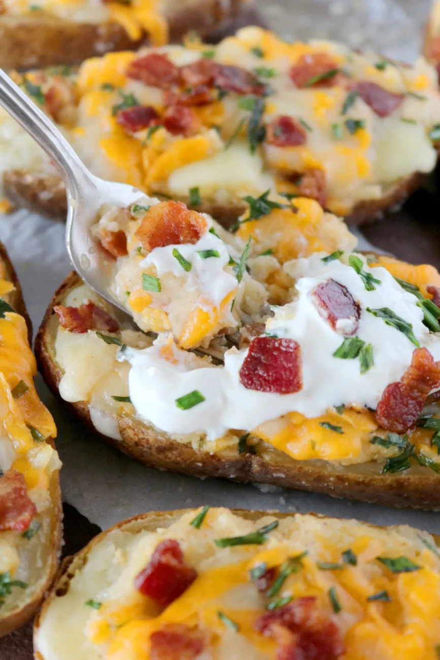 Make Ahead Twice Baked Potatoes