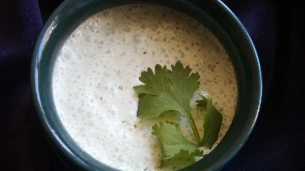 Mamas Cilantro Cream Sauce