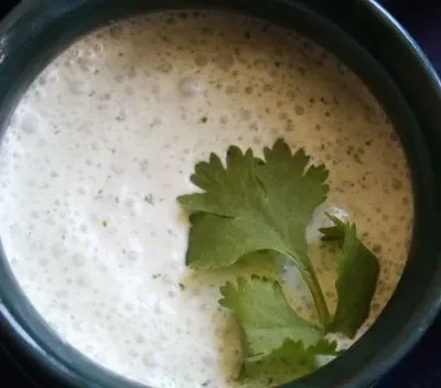 Mamas Cilantro Cream Sauce