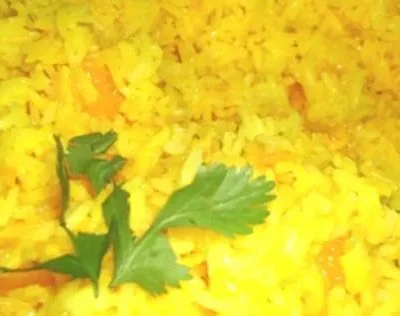 Mandarin Turmeric Rice