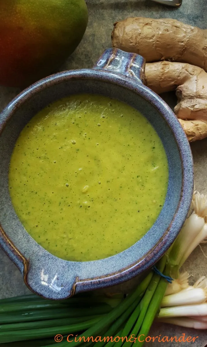 Mango And Coriander Cilantro Sauce