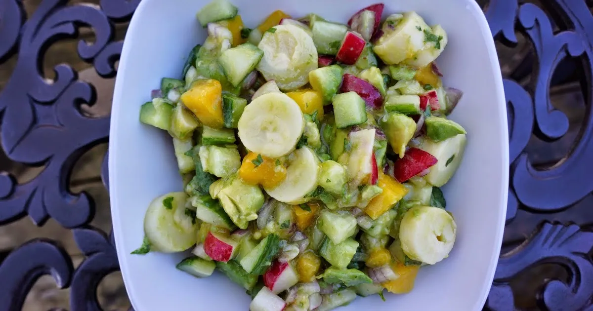 Mango And Hearts Of Palm Salad With Lime