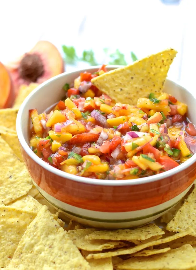 Mango And Peach Salsa