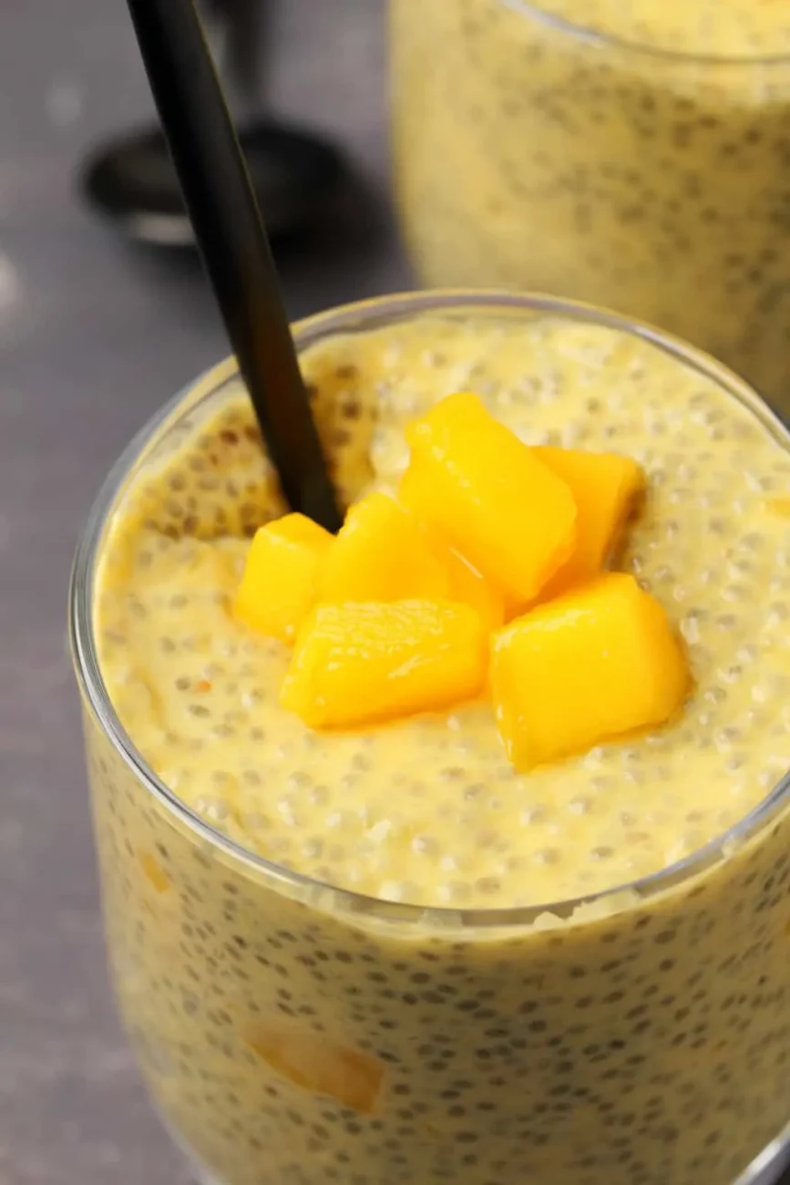 Mango Coconut Chia Pudding