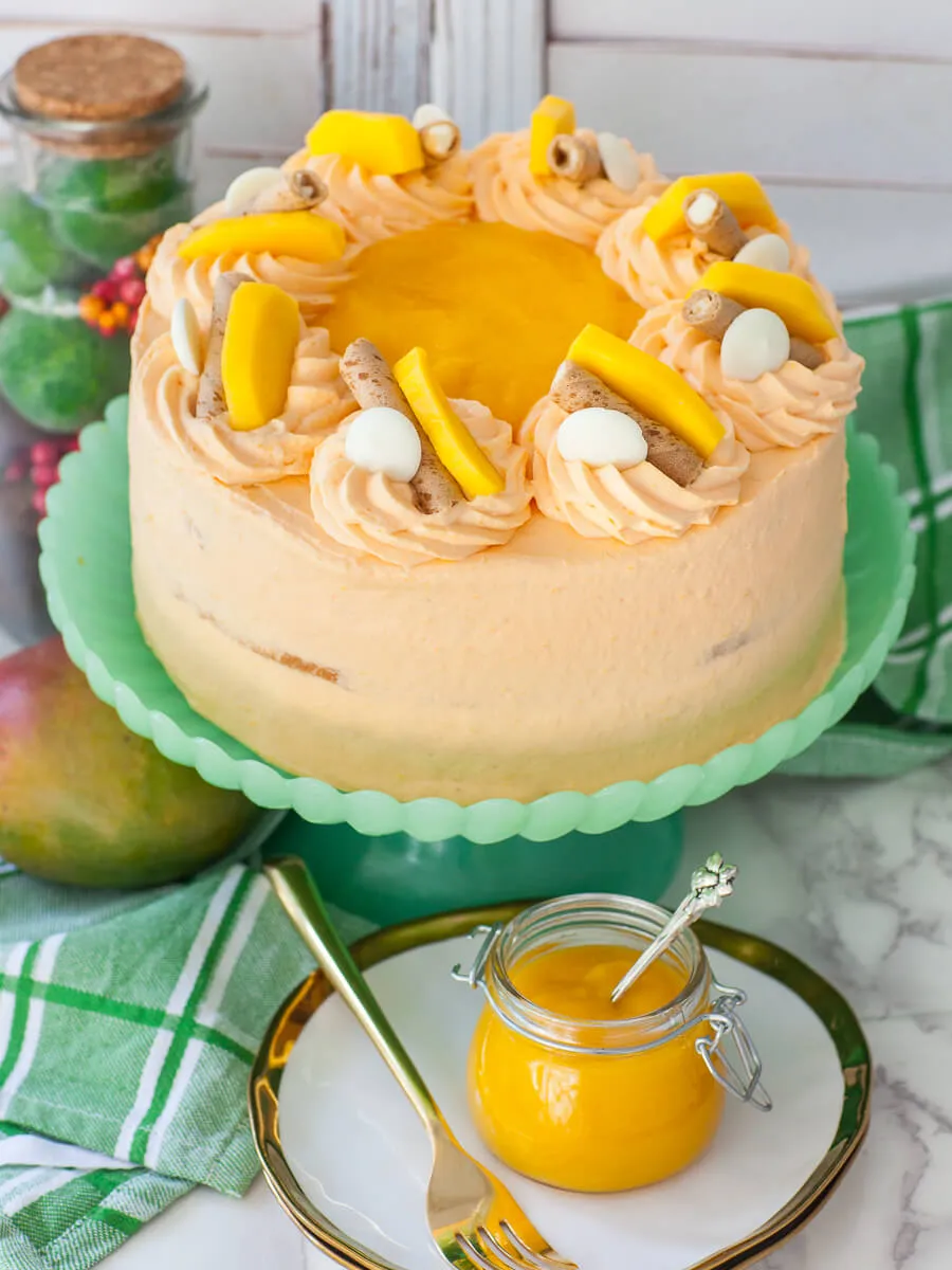 Mango Cream Cake