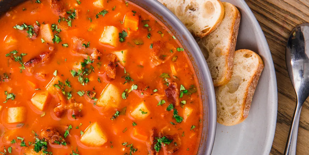 Manhattan Clam Chowder Quick