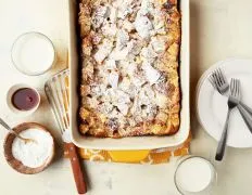 Maple Cream Cheese French Toast Casserole