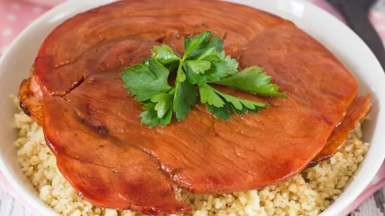 Maple Glazed Ham Steak