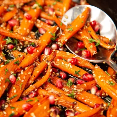 Maple Glazed Roasted Carrots