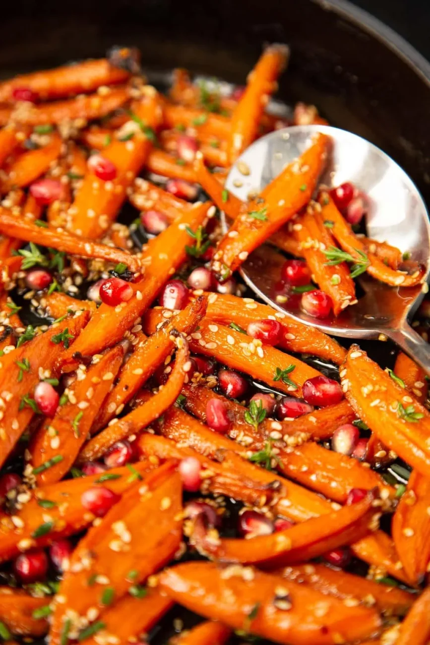 Maple Glazed Roasted Carrots