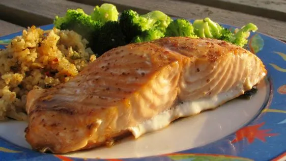 Maple Glazed Salmon  Or Trout