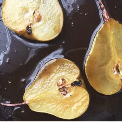 Maple Grilled Pears With Brown Sugar And