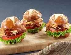 Maple Honey Glazed Turkey Sliders With A Sweet And Smoky Flavor