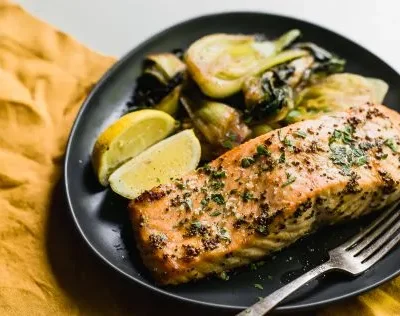 Maple &Amp; Mustard Glazed Salmon 3 Ingredients