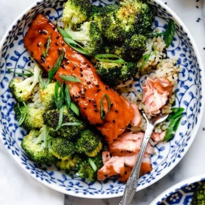 Maple Soy Glazed Salmon