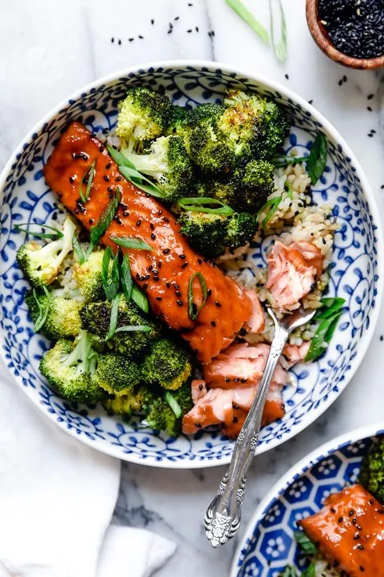 Maple Soy Glazed Salmon