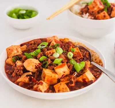 Mapo Tofu With Chinese Black Beans Sichuan