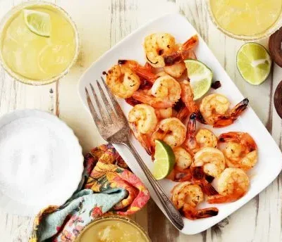 Margaritas And Shrimp All Around