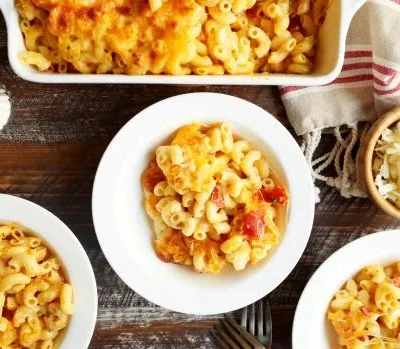 Marilyns Mac And Cheese With Tomatoes