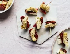 Marinated Artichoke Kebabs