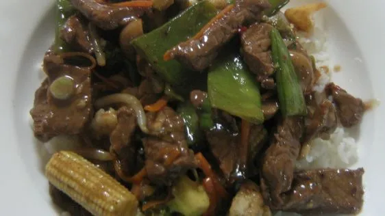 Marinated Beef Stir Fry