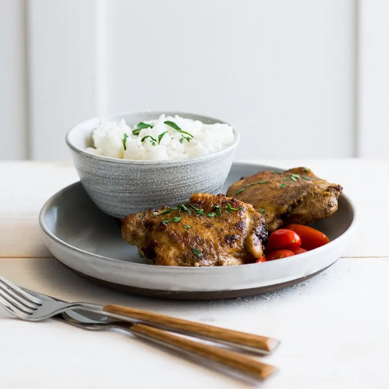 Marinated Chicken With Cumin, Garlic