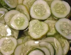 Marinated Cucumbers