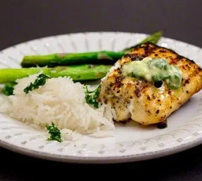 Marinated Halibut With Cilantro Lime