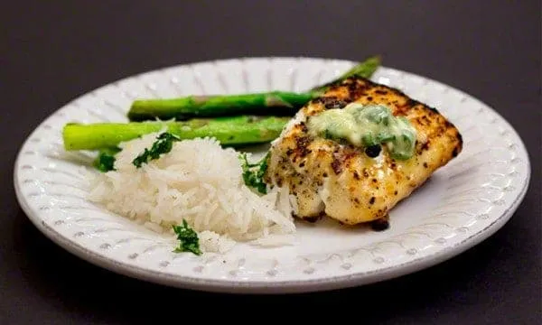 Marinated Halibut With Cilantro Lime