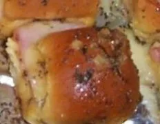 Marinated Ham & Swiss Buns Appetizer