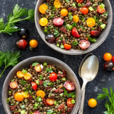 Marinated Lentil Salad