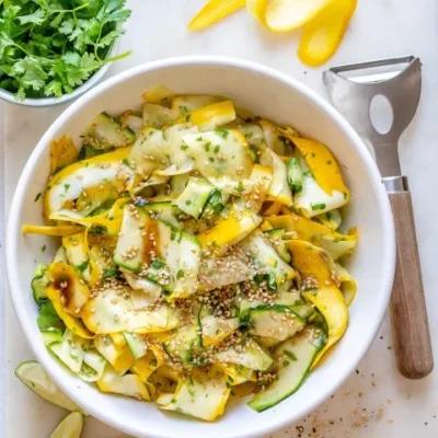 Marinated Zucchini Salad Easy And Healthy