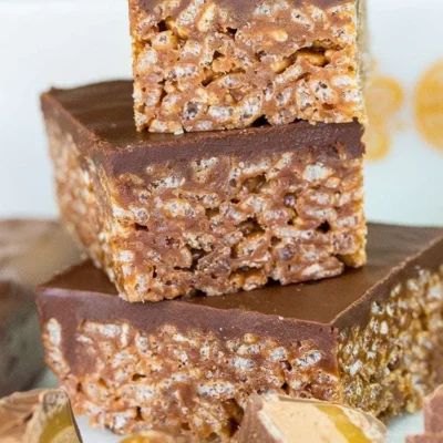 Mars Bars Rice Krispies Squares No Bake