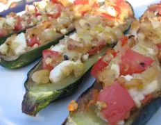 Martha-Inspired Stuffed Zucchini Boats Recipe