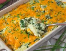 Mashed Potato Spinach Casserole