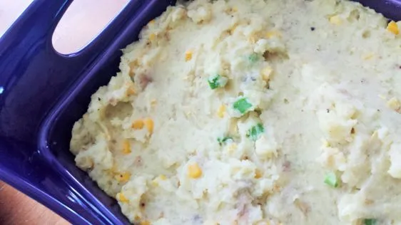 Mashed Potatoes With Corn And Chives