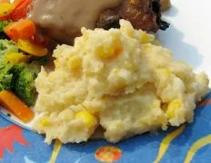 Mashed Potatoes With Corn &Amp; Cheese