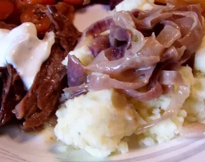 Mashed Potatoes With Roasted Garlic And Herbs