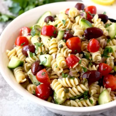 Mayo-Less Tuna Pasta Salad